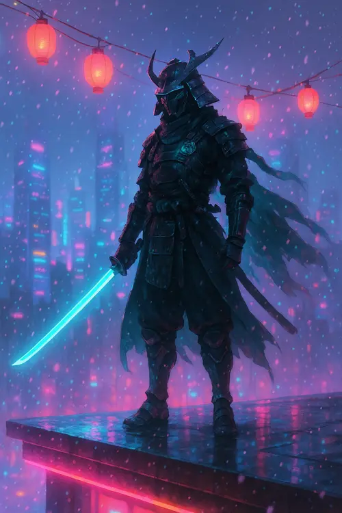 Cyber Steam-Punk Christmas wallpaper